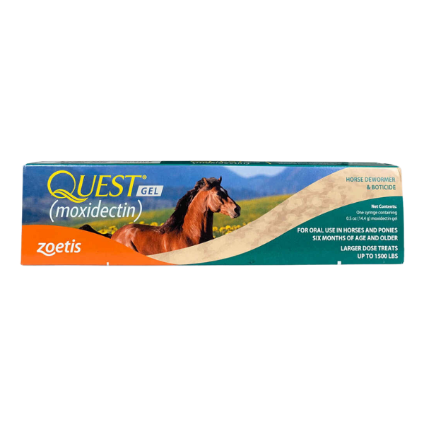 Zoetis Quest Gel Horse Dewormer HBrand Livestock, Pet and Garden Supply